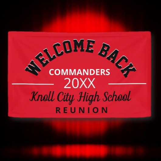 学校の色を歓迎！クラス懇親会バナー 横断幕