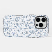 学校の落書き先生スマホケース iPhoneケース (裏面横)
