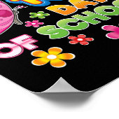 学校の蝶の100日を飛んだだけで100 ポスター (角)