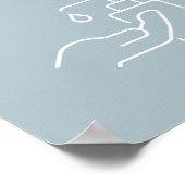 学校の衛生ここにポスターあなたの手を衛生化 ポスター (角)