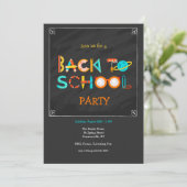 学校の要素パーティーに戻る 招待状 (スタンド正面)