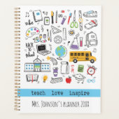 学校の要素先生 プランナー手帳 (正面)