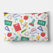 学校の要素鉛筆ケース/バッグ アクセサリーポーチ (裏面)