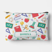 学校の要素鉛筆ケース/バッグ アクセサリーポーチ (正面)