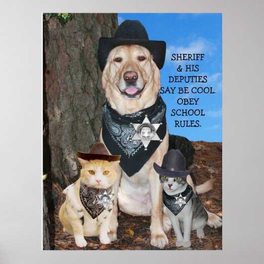 学校の規則に従う。 ポスター (正面)