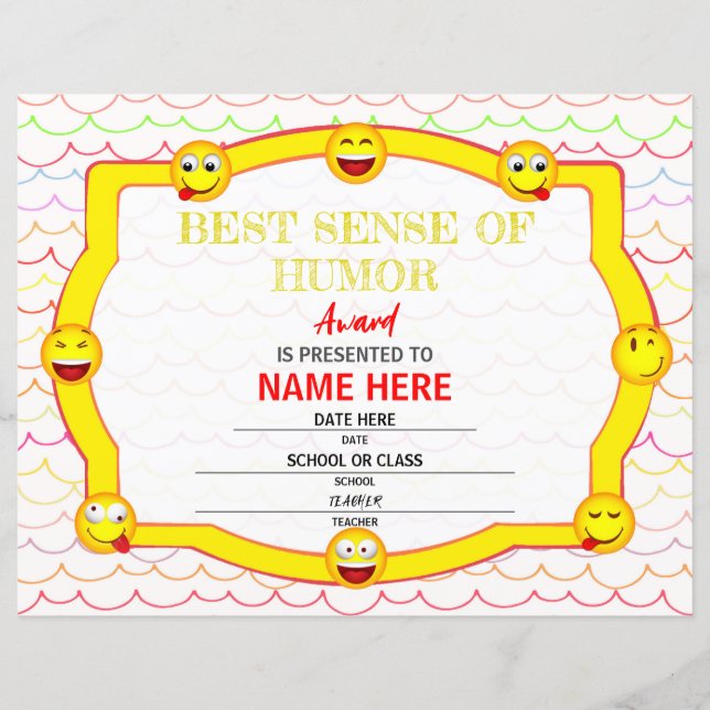 学校の証明書 (正面)