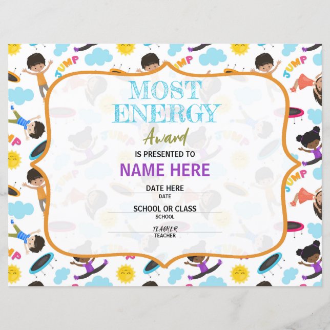 学校の証明書 (正面)