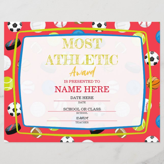 学校の証明書 (正面)