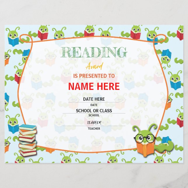 学校の証明書 (正面)