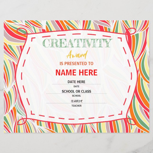 学校の証明書 (正面)