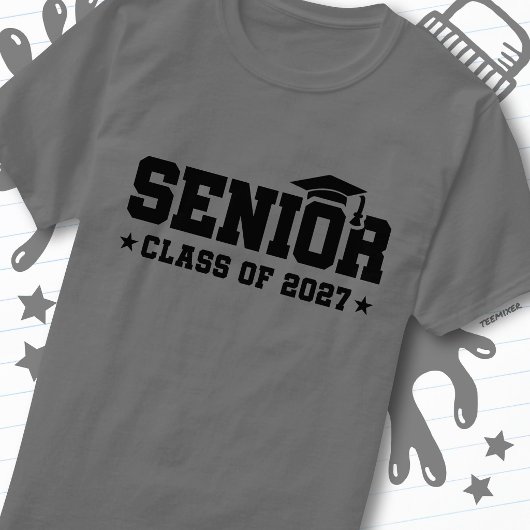 学校の誇り 卒業年度 3年生 2027年卒業クラス Tシャツ