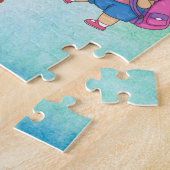 学校の運動場 ジグソーパズル (側面)