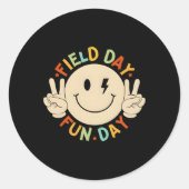 学校の遠征チーム先生野戦日府 ラウンドシール (正面)