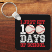 学校の野球で100人の日を打ったばかりだ キーホルダー (正面)