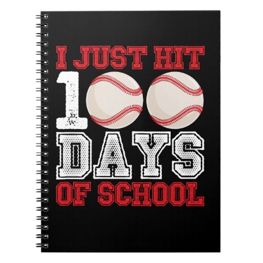 学校の野球で100人の日を打ったばかりだ ノートブック (正面)
