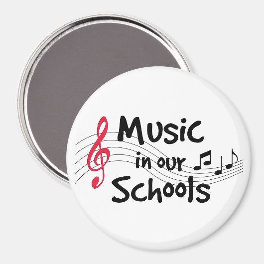 学校の音楽 マグネット (正面/裏面)