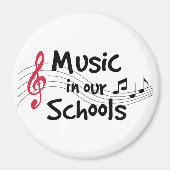 学校の音楽 マグネット (正面)