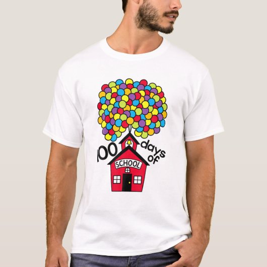 学校の風船100日 Tシャツ (正面)