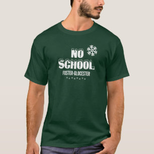 学校の養育関係Glocesterの人無しのTシャツ(2013年) Tシャツ