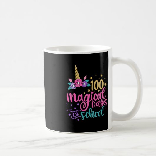 学校の魔法の日100 コーヒーマグカップ (右)
