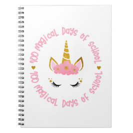 学校の魔法の日100 ノートブック