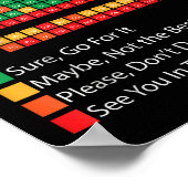 学校の100おもしろい日を定期的に舐めることができるか ポスター (角)