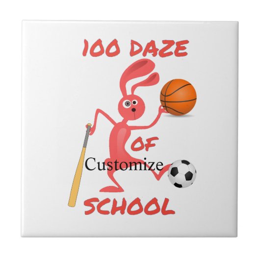 学校の100のボーッとしたサンダー_コーブ タイル (正面)