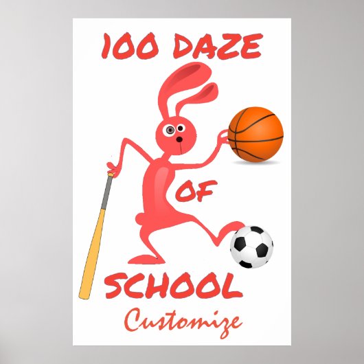 学校の100のボーッとしたサンダー_コーブ ポスター (正面)