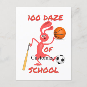 学校の100のボーッとしたサンダー_コーブ ポストカード