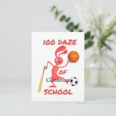学校の100のボーッとしたサンダー_コーブ ポストカード (スタンド正面)