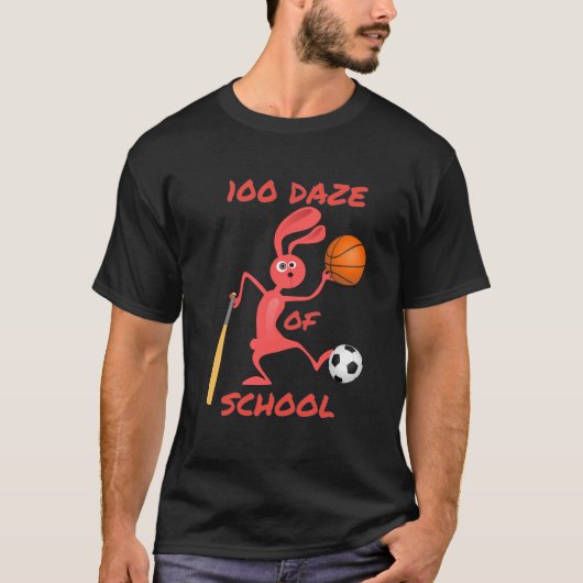 学校の100のボーッとしたサンダー_コーブ Tシャツ (正面)
