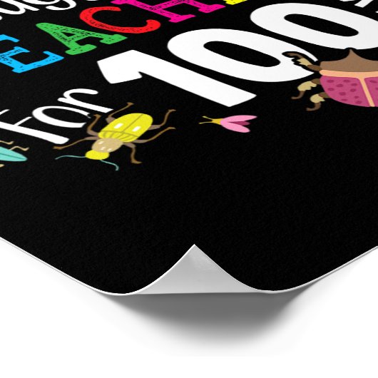 学校の100の日のために私の先生を盗聴 – かわいいBu ポスター (角)