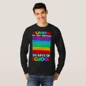 学校の100の日を通して私の道をHappy 100 Tシャツ (正面フル)