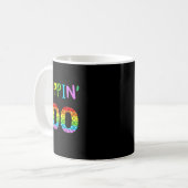 学校の100の日を通る コーヒーマグカップ (正面左)