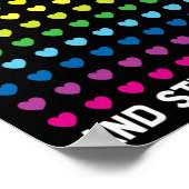 学校の100日がまだItを愛してハート100日 ポスター (角)