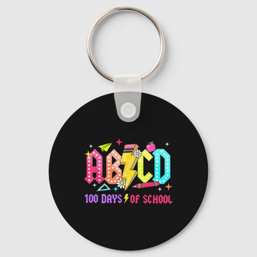 学校の100日せつぞう先生学生ロックボーイズ キーホルダー (正面)
