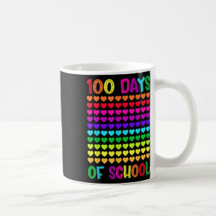 学校の100日とまだItを愛するハート10 コーヒーマグカップ