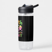 学校の100日とスティルポピンの女の子 ウォーターボトル (左面)