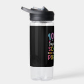 学校の100日とスティルポピンの女の子 ウォーターボトル (右面)