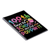 学校の100日とスティルポピンの女の子 ノートブック (右側)