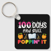 学校の100日と今もそれをポップする キーホルダー (正面)