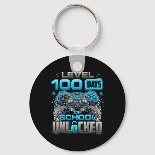 学校の100日のロック解除された少年たち100日Scho キーホルダー (正面)