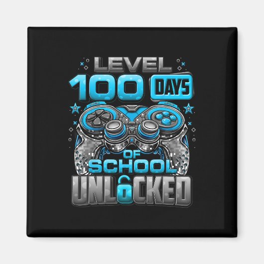 学校の100日のロック解除された少年たち100日Scho マグネット (正面)
