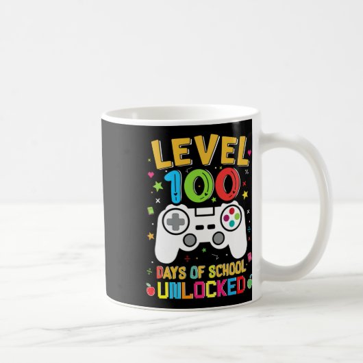 学校の100日のロック解除ゲーマー100日Sch コーヒーマグカップ (右)
