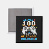 学校の100日のロック解除ビデオゲーマー学生Ki マグネット (正面/裏面)