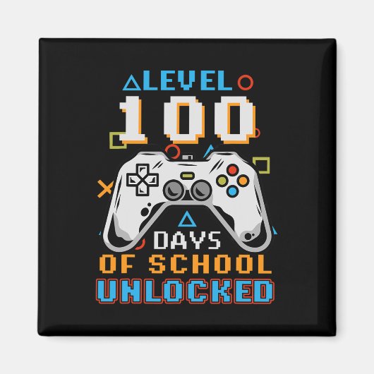学校の100日のロック解除ビデオゲーマー学生Ki マグネット (正面)