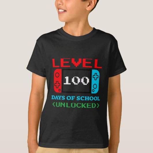 学校の100日のロック解除3 Tシャツ (正面)