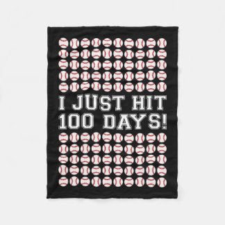 学校の100日をヒット先生少年10 フリースブランケット