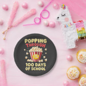 学校の100日をポップ ペーパープレート (パーティー)