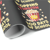 学校の100日をポップ ラッピングペーパー (ロールコーナー)